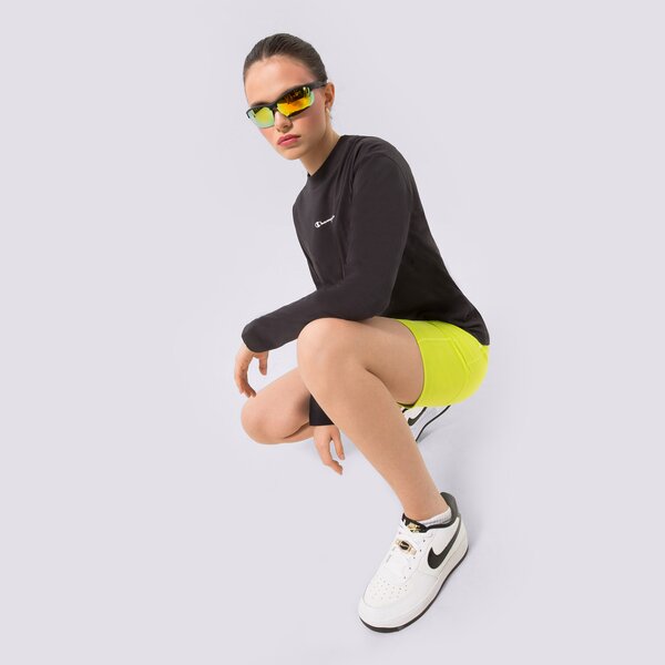 Дамска тениска CHAMPION ТЕНИСКА LONG SLEEVE ТЕНИСКА 115428kk001 цвят черен