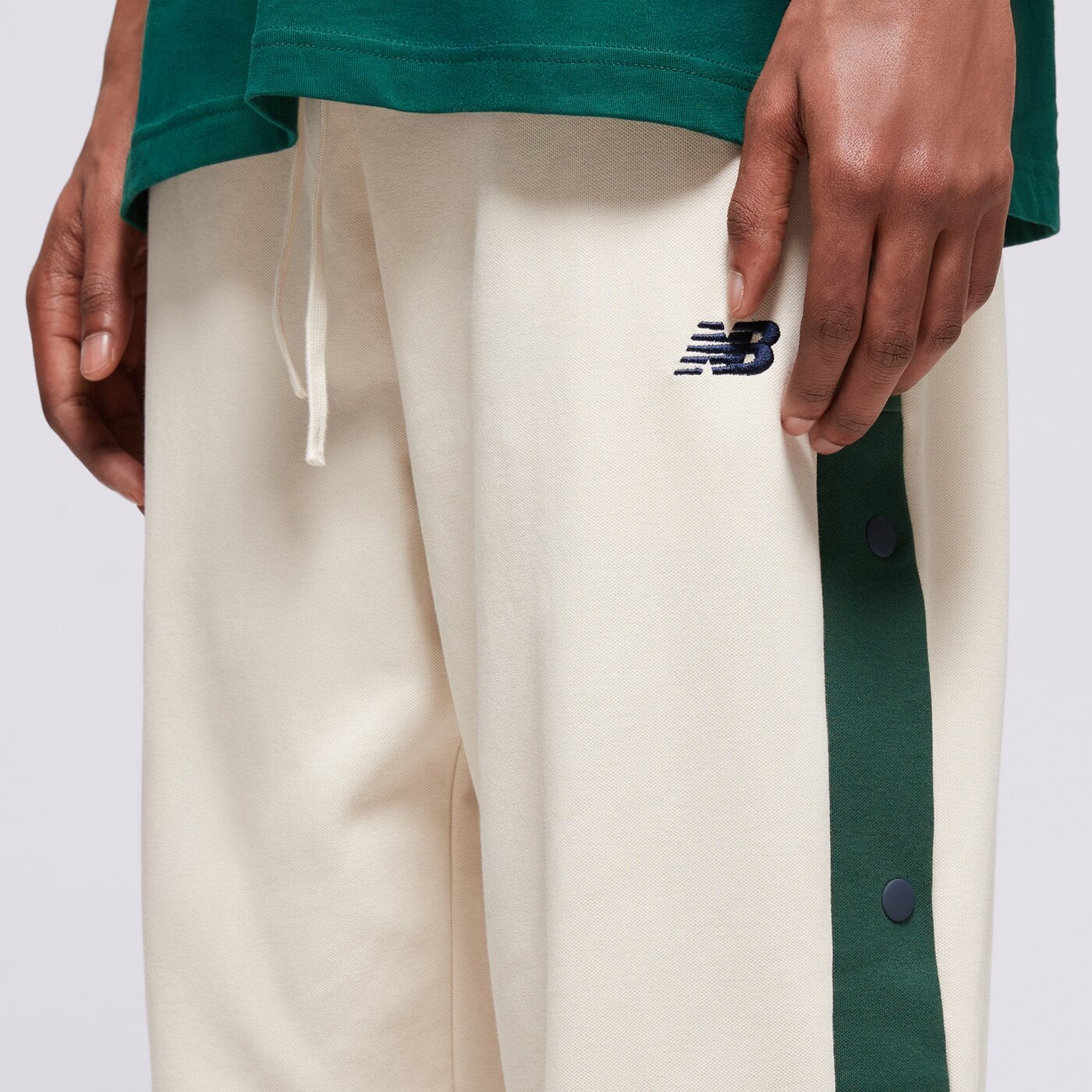 Мъжки панталони NEW BALANCE ПАНТАЛОНИ SGH BASKETBALL TRACK mp41504lin цвят бял