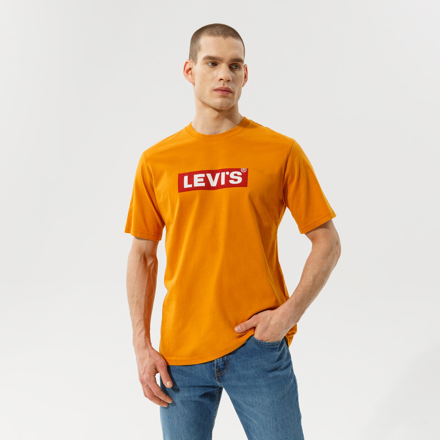 Мъжка тениска LEVI'S ТЕНИСКА SS RELAXED FIT TEE 16143-0525 цвят жълт