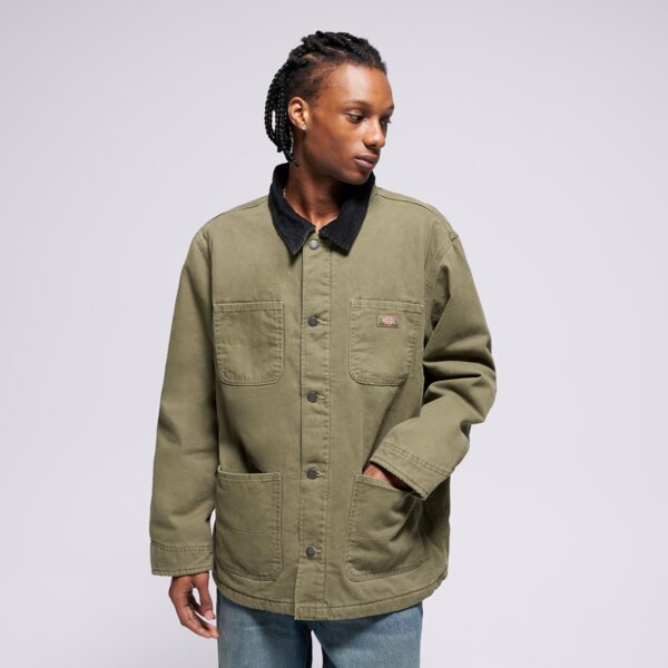 Мъжко зимно яке DICKIES ЯКЕ ЗИМНО CHORE JACKET LINED CANVAS dk0a87o3mgr1 цвят каки