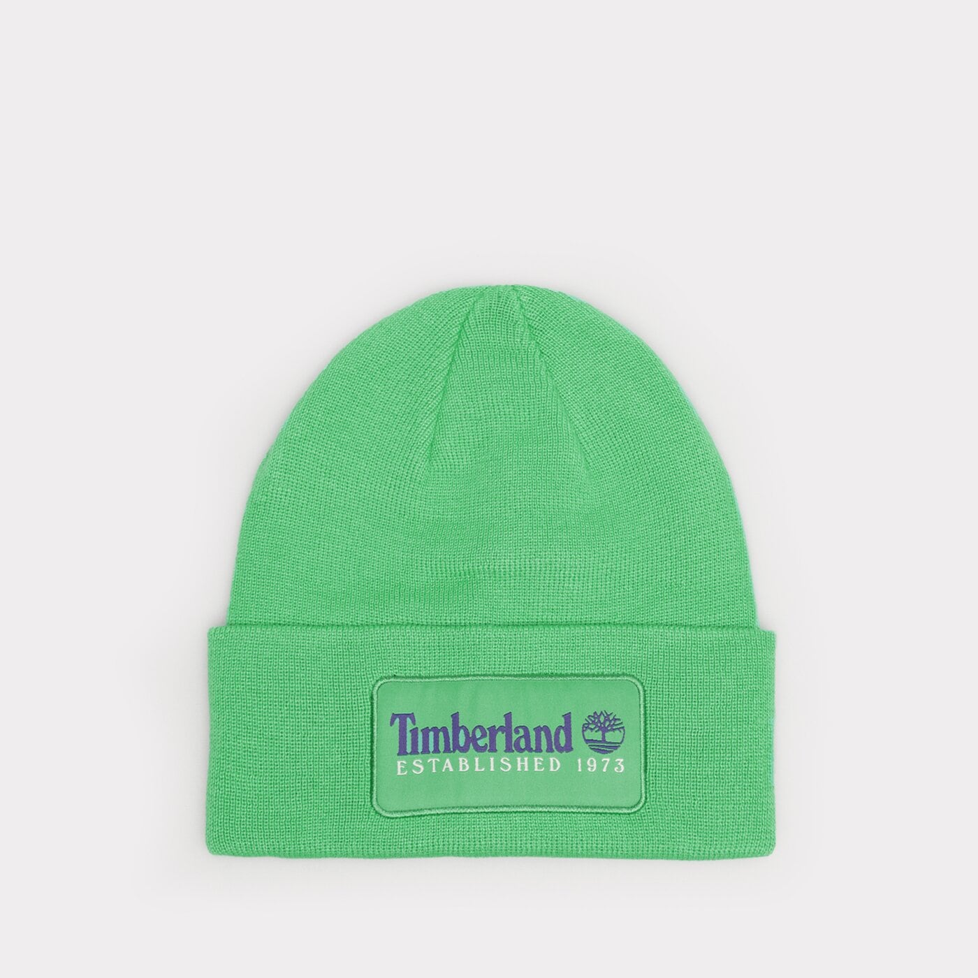 Дамска зимна шапка TIMBERLAND ШАПКА ESTABLISHED 1973 tb0a2ptdh311 цвят зелен