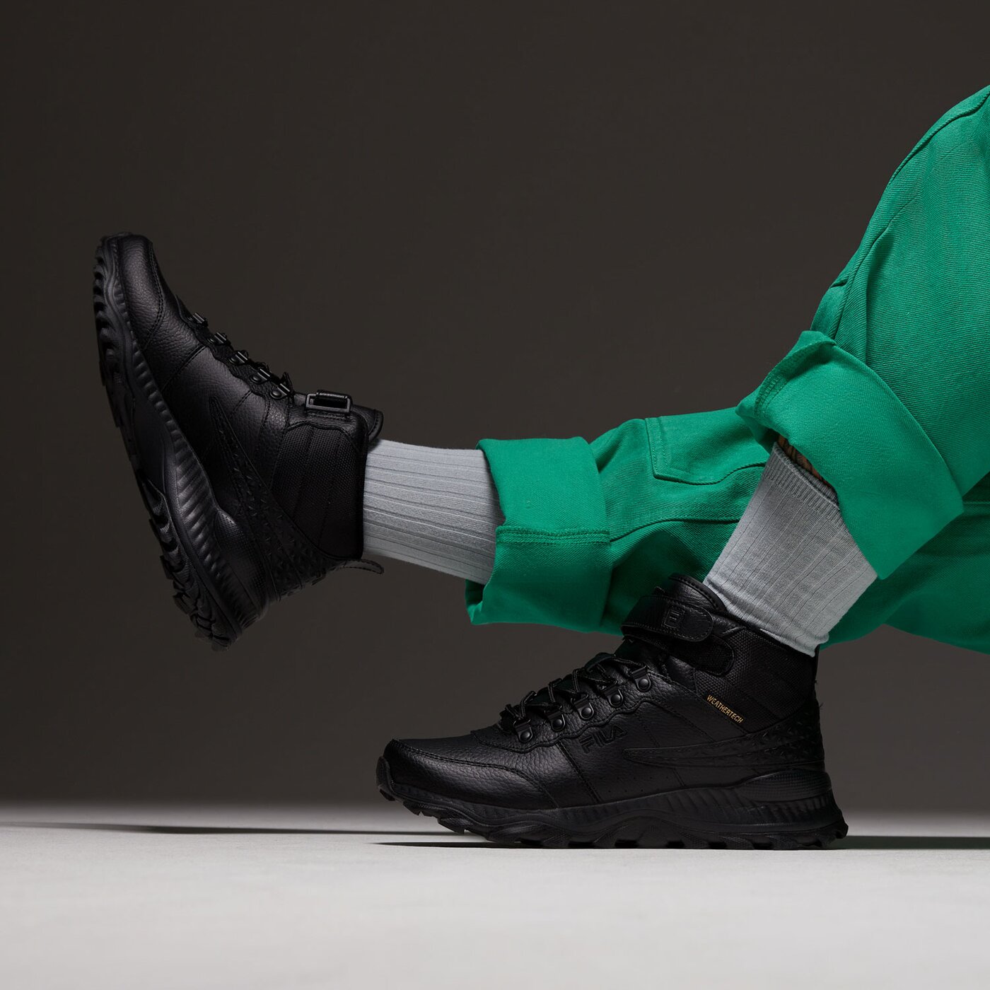 Мъжки зимни обувки FILA ALPINE V3 WEATHERTECH 1hm02235-001 цвят черен