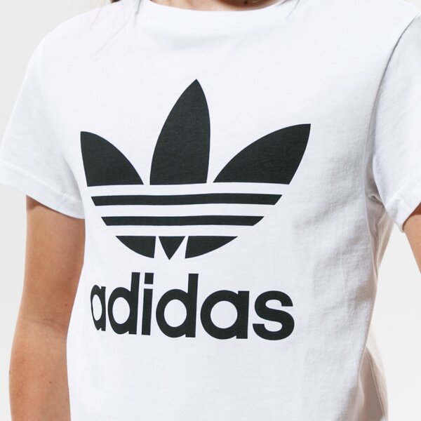 Детска тениска ADIDAS ТЕНИСКА TREFOIL TEE GIRL dv2904 цвят бял