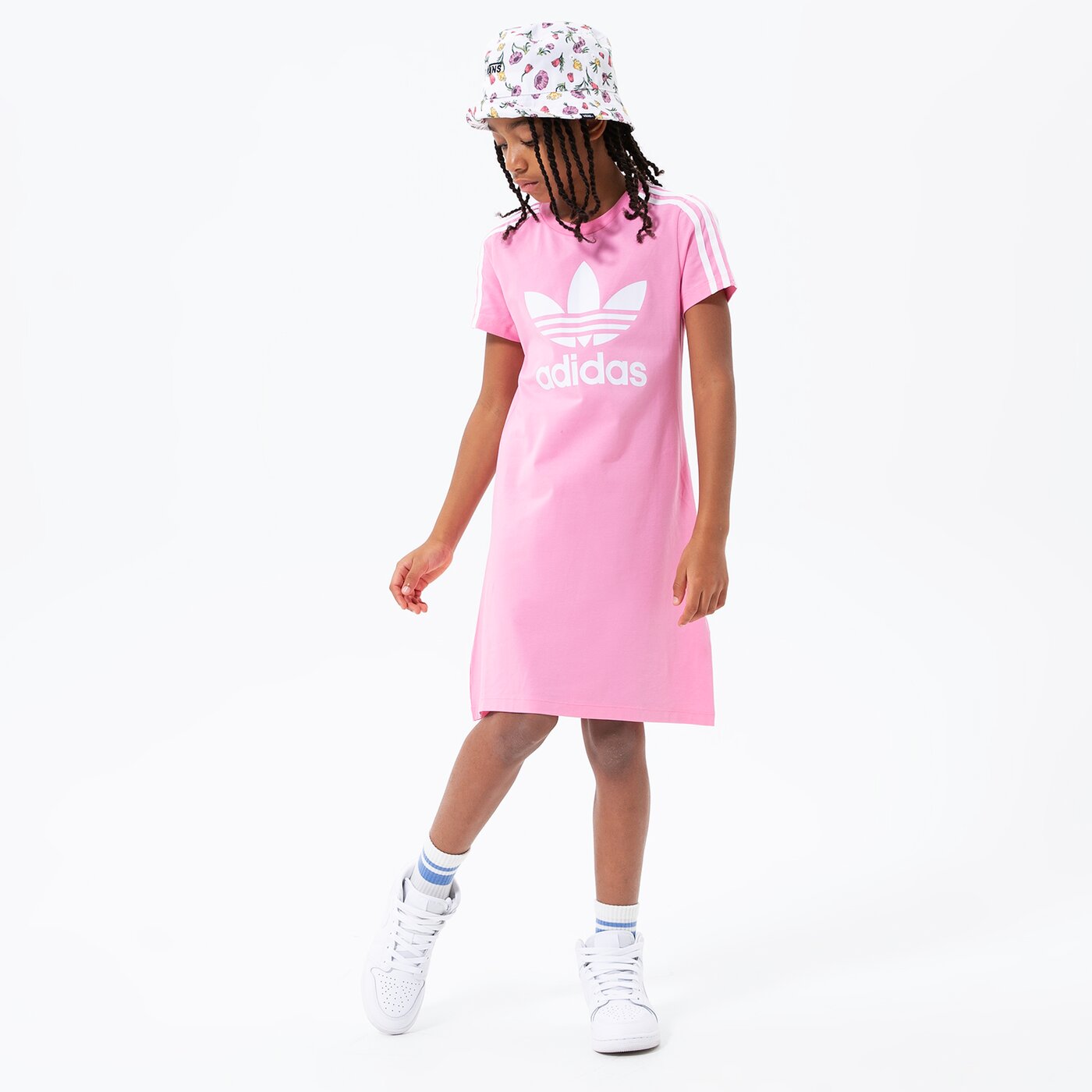  ADIDAS РОКЛЯ ADICOLOR АНЦУГS GIRL hk0290 цвят розов