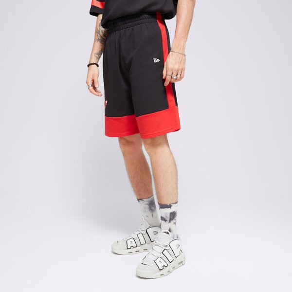 Мъжки къси панталони NEW ERA ШОРТИ NBA COLOUR BLOCK SHORT BULLS CHICAGO BULLS 60416373 цвят черен