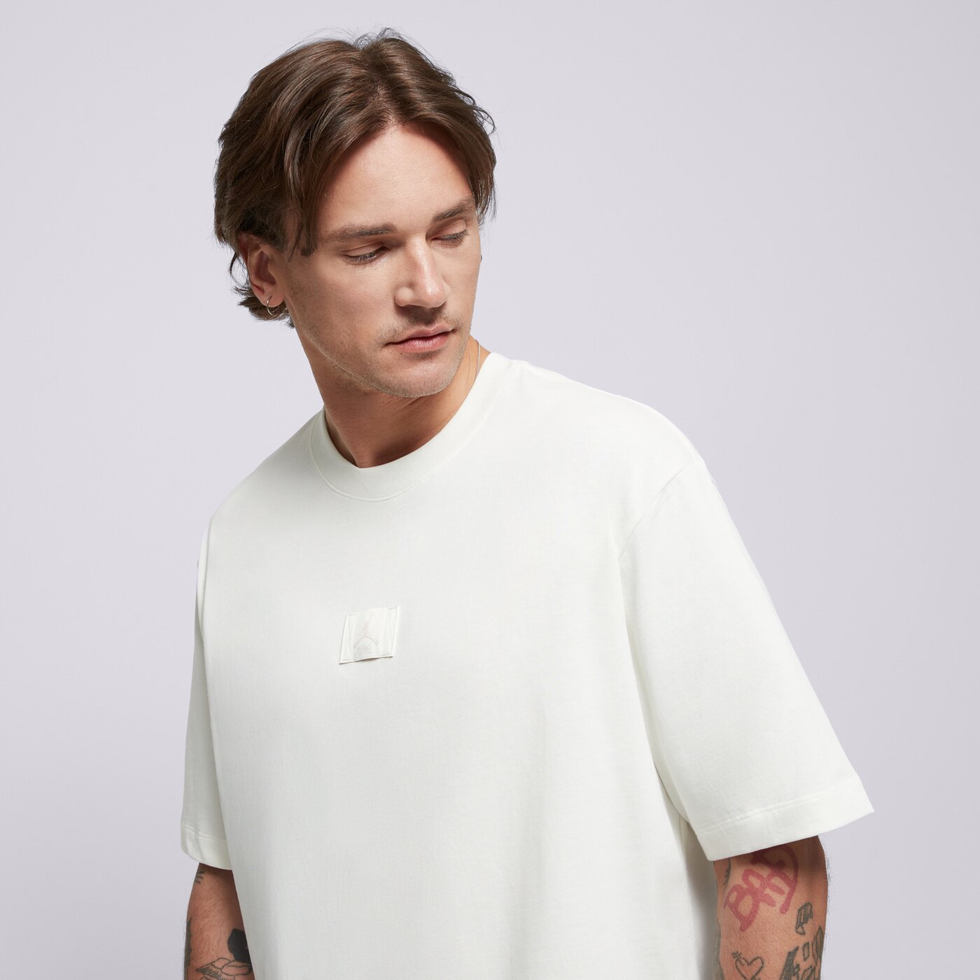 Мъжка тениска JORDAN ТЕНИСКА M J FLT ESS 85 SS CREW fz1912-133 цвят бял