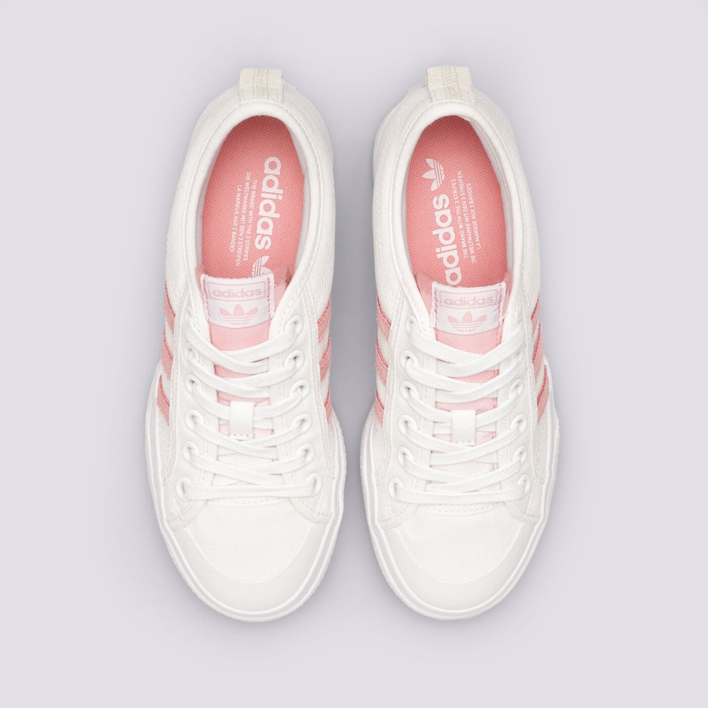 Дамски маратонки ADIDAS NIZZA PLATFORM W fz6188 цвят бял