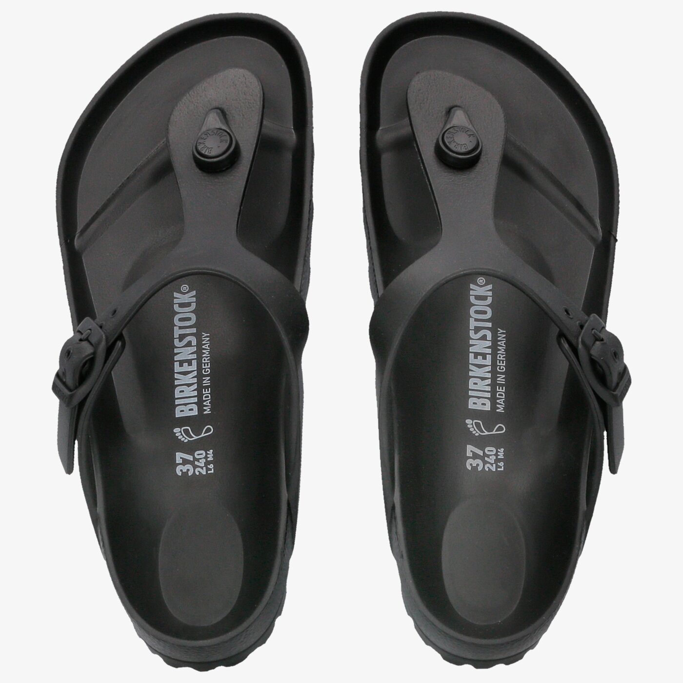 Дамски джапанки BIRKENSTOCK GIZEH EVA 128201 цвят черен