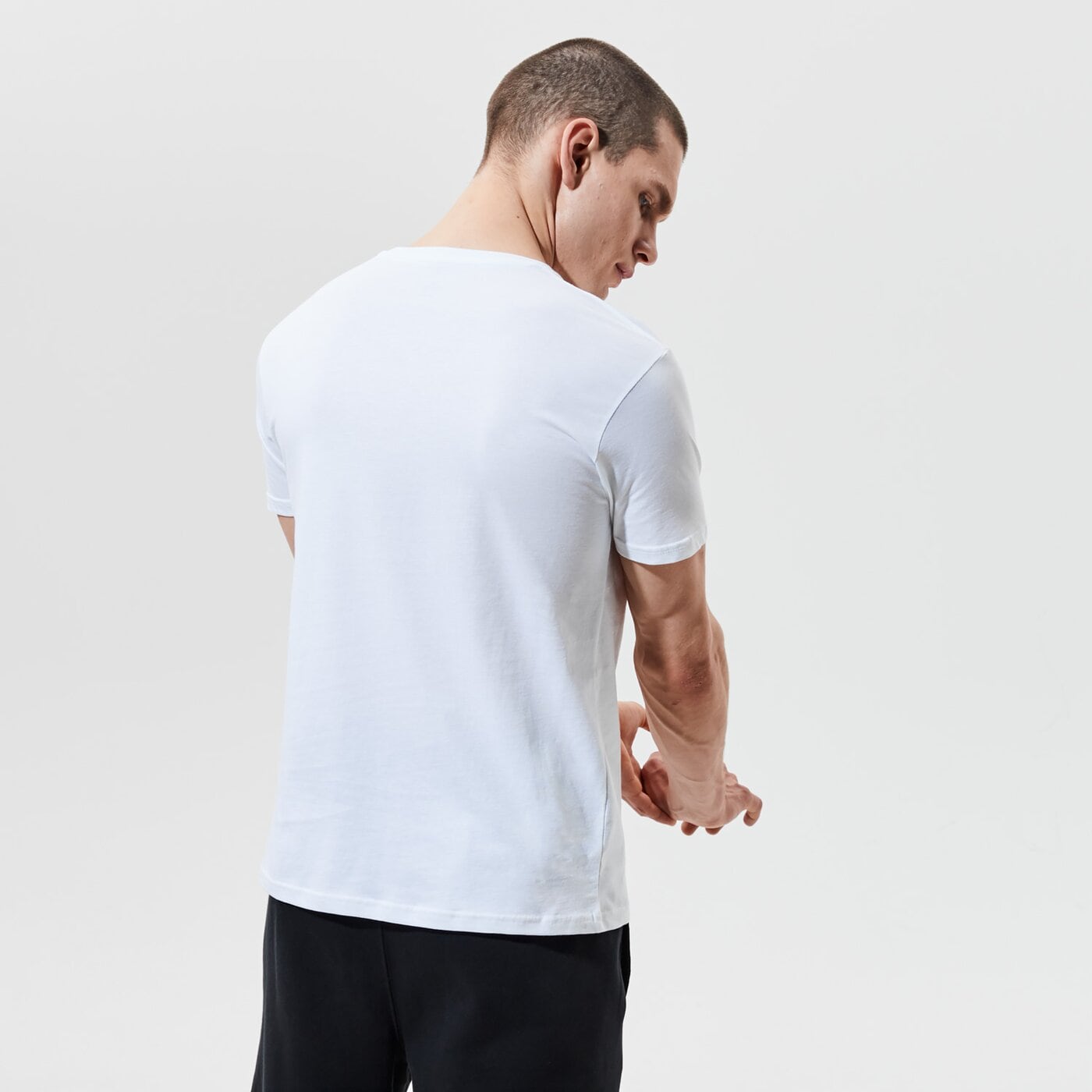 Мъжка тениска ALPHA INDUSTRIES ТЕНИСКА BASIC T SMALL LOGO 188505-09 цвят бял