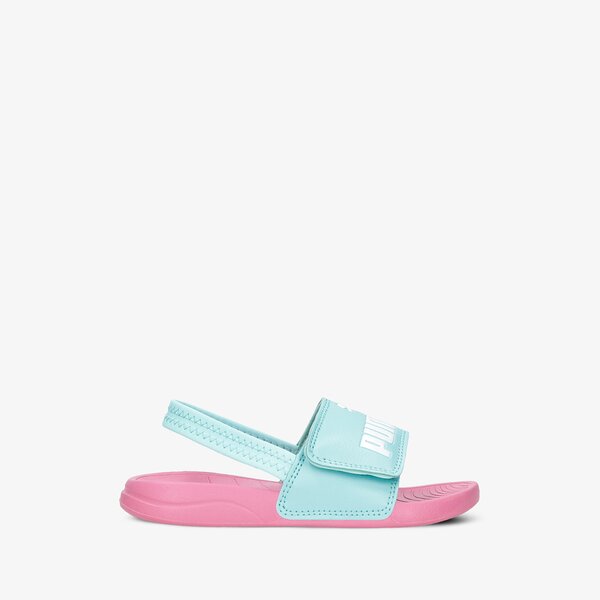 Детски чехли и сандали PUMA POPCAT 20 BACKSTRAP AC INF 37386208 цвят розов