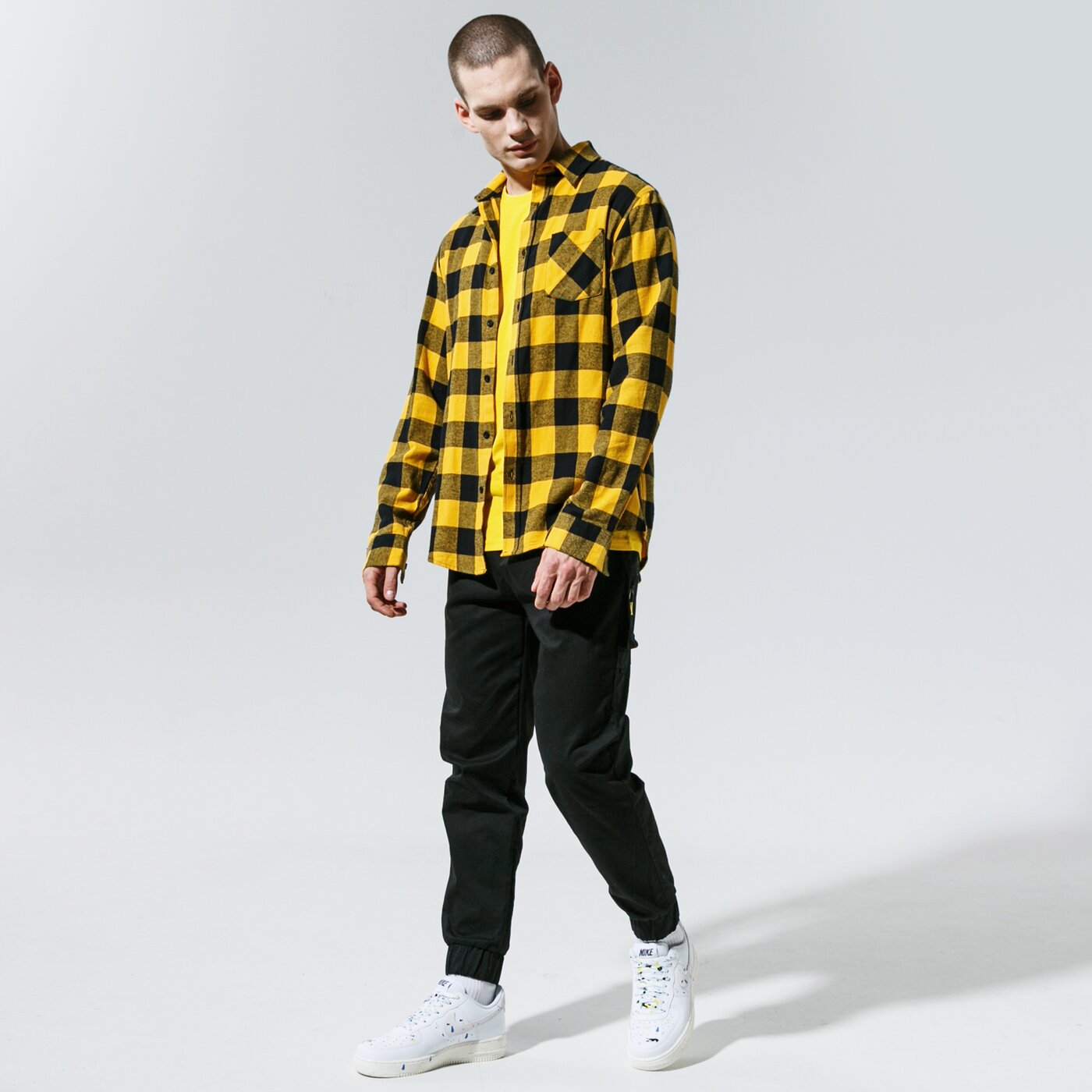 Мъжки панталони CONFRONT ПАНТАЛОНИ DANTE PANTS cf320spm09001 цвят черен