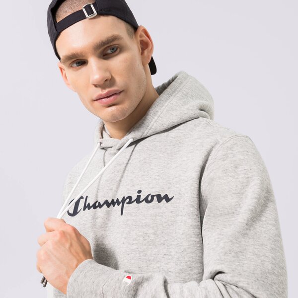 Мъжки суичър CHAMPION СУИТЧЪР С КАЧУЛКА HOODED SWEATSHIRT 218282em021 цвят сив