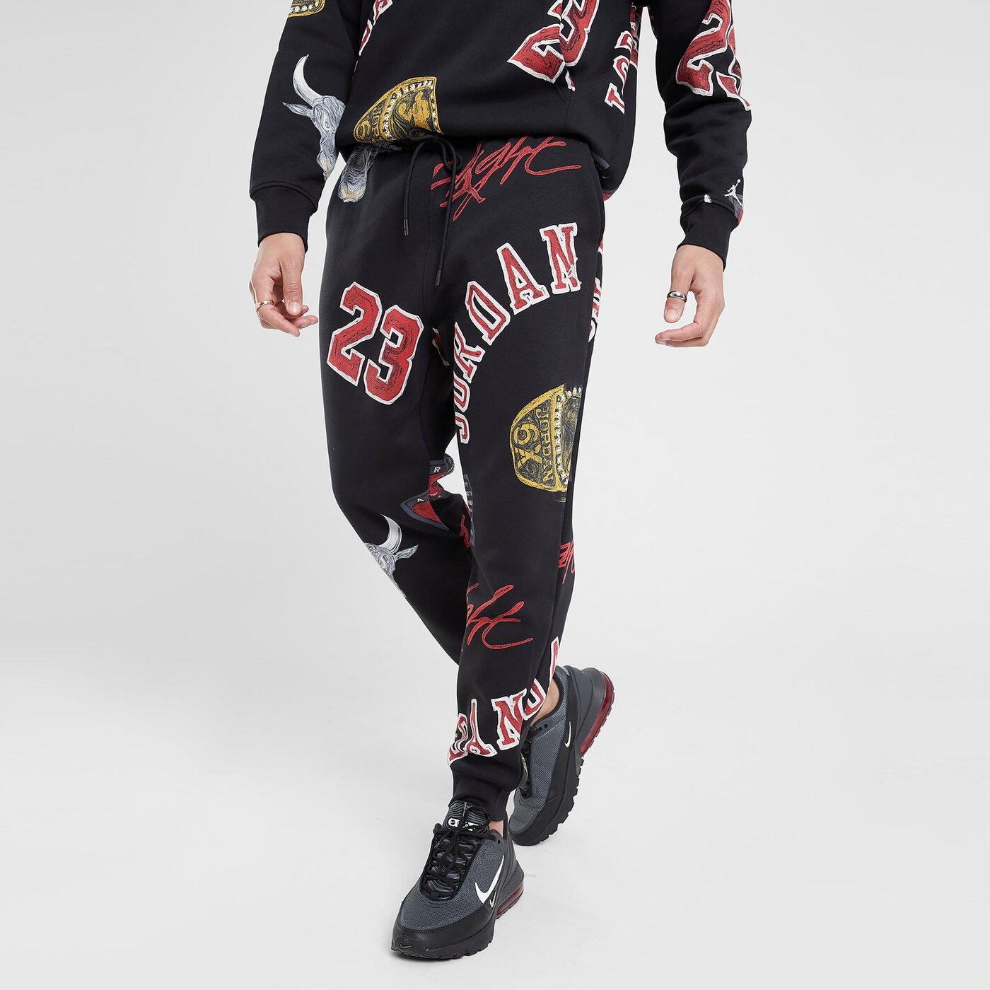 Мъжки панталони JORDAN ПАНТАЛОНИ M J ESS AOP FLC PANT fn4547-010 цвят многоцветен