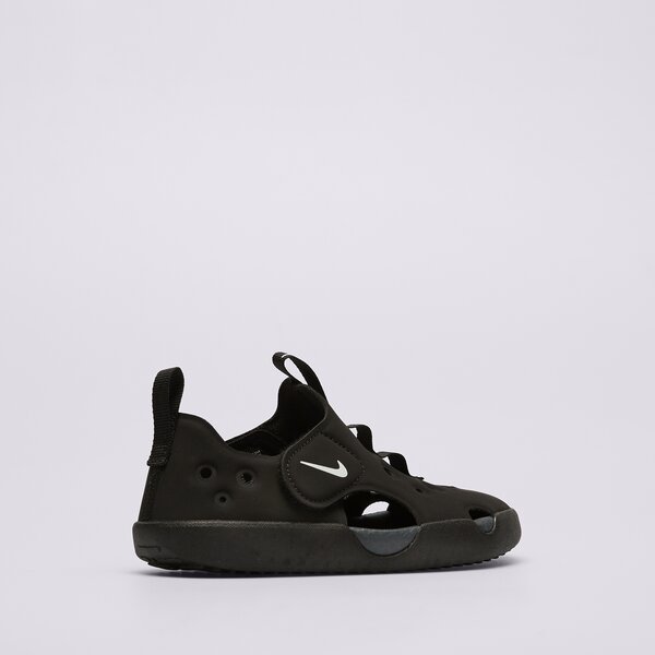 Детски чехли и сандали NIKE SUNRAY PROTECT 4 BP hf6277-001 цвят черен