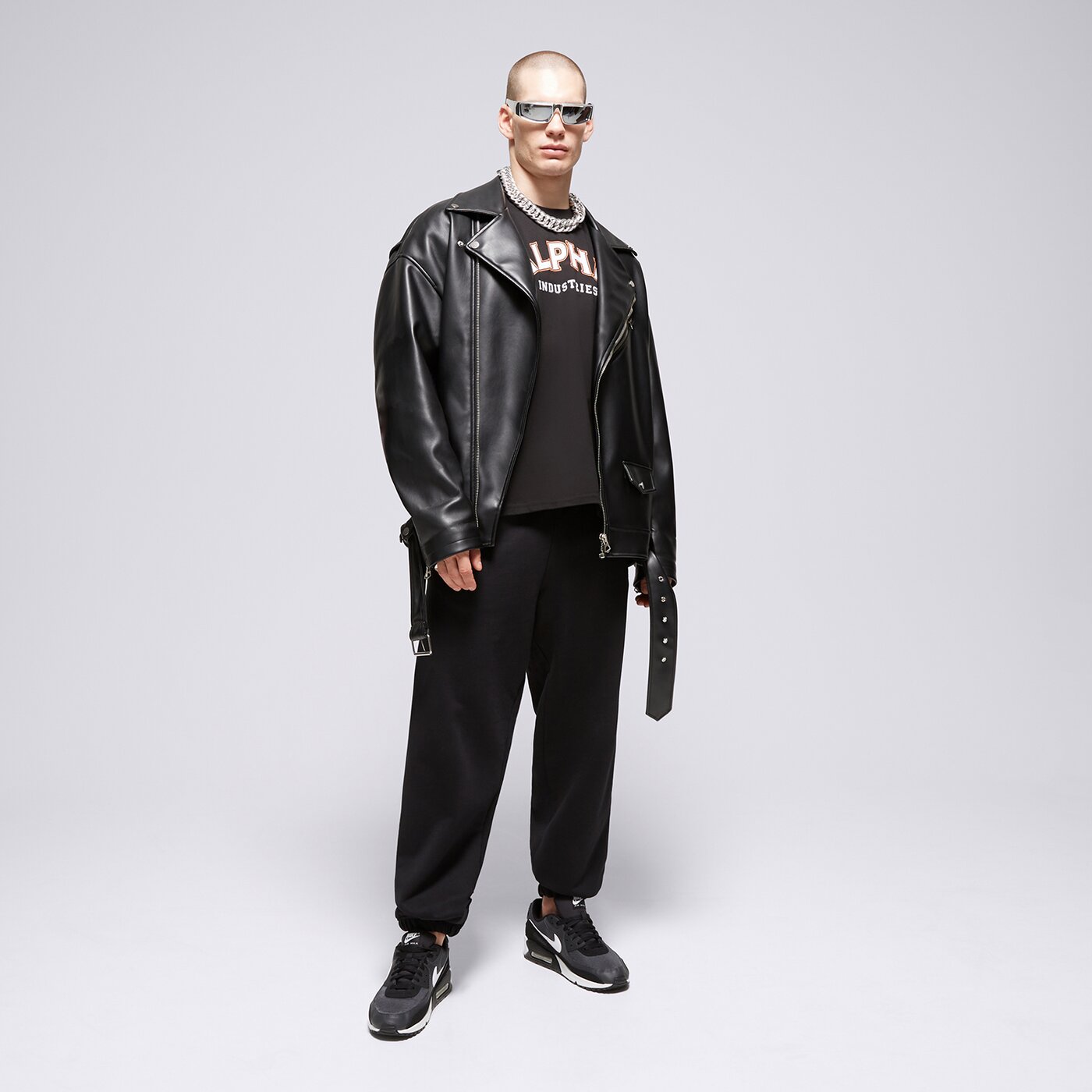 Мъжки панталони ALPHA INDUSTRIES ПАНТАЛОНИ ALPHA ESSENTIALS RL JOGGER 14636403 цвят черен