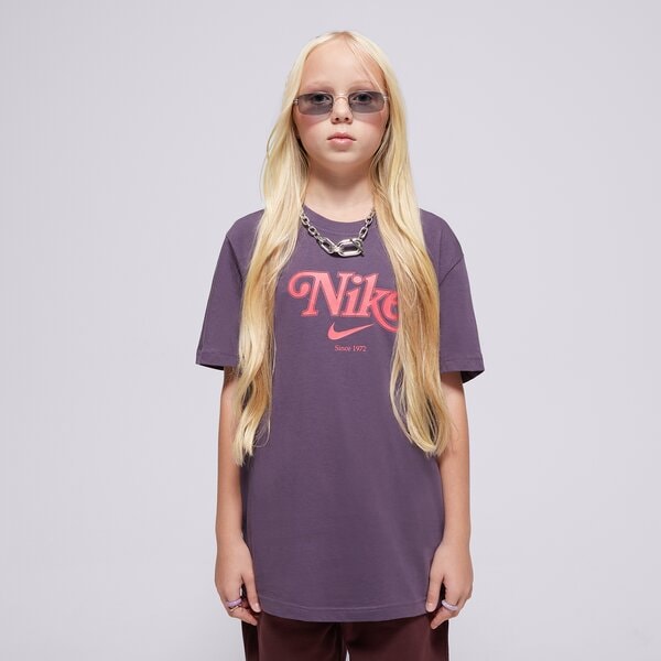 Детска тениска NIKE ТЕНИСКА G NSW TREND BF TEE GIRL hm0528-573 цвят тъмносин