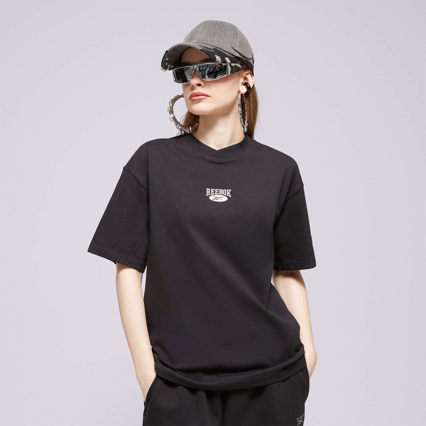 Дамска тениска REEBOK ТЕНИСКА CL AE ARCHIVE SM LOGO TEE 100036332 цвят черен