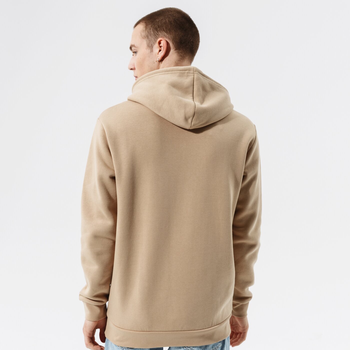 Мъжки суичър ADIDAS СУИТЧЪР С КАЧУЛКА ESSENTIAL HOODY h34647 цвят каки