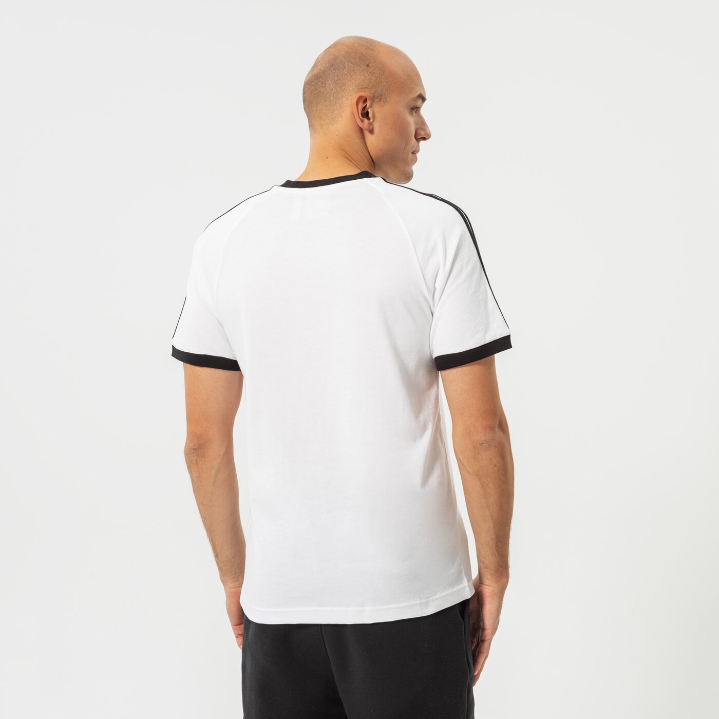 Мъжка тениска ADIDAS ТЕНИСКА 3-STRIPES TEE gn3494 цвят бял