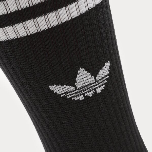 Дамски чорапи ADIDAS ЧОРАПИ 3-PACK SOLID SOCKS HIGH CREW il5015 цвят черен