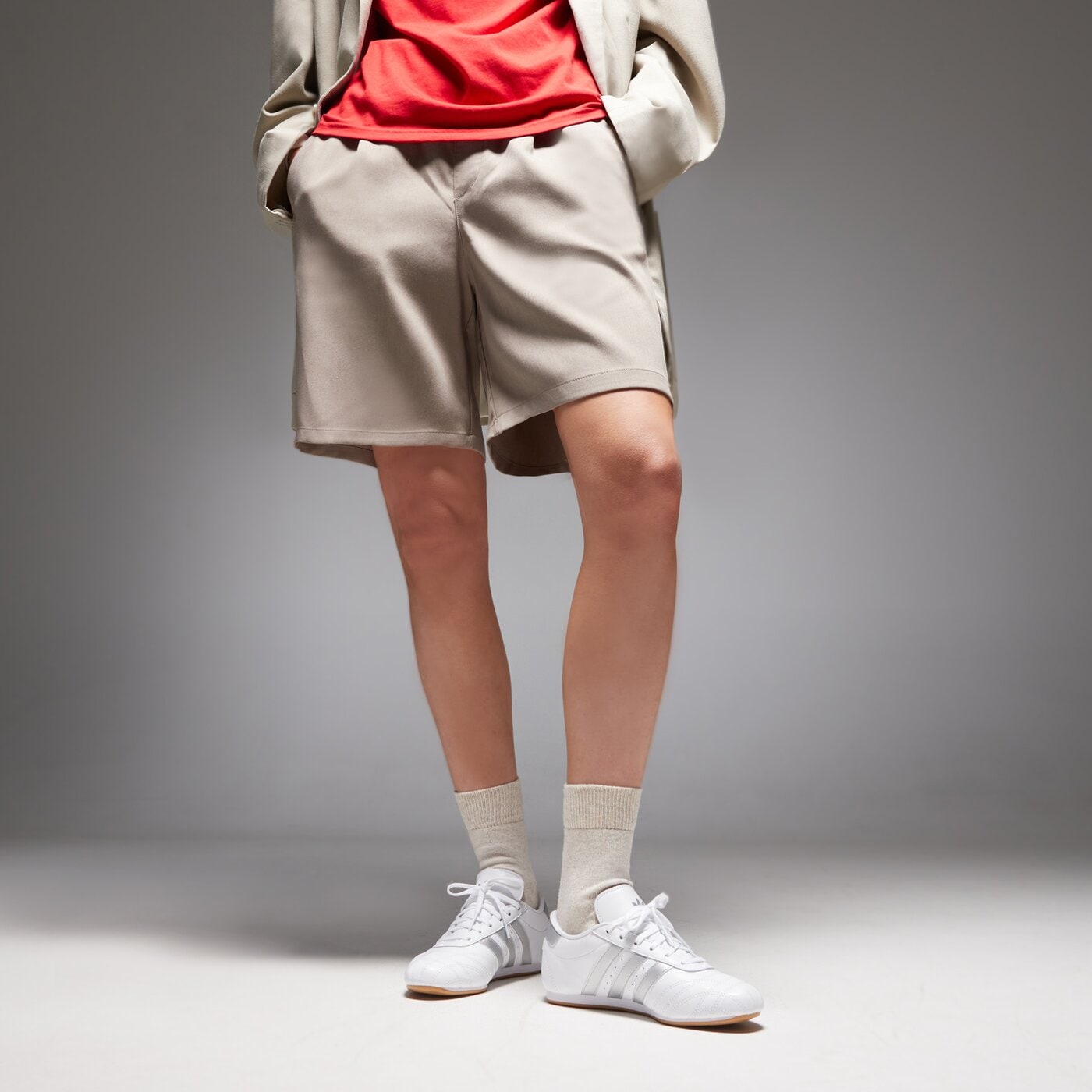 Дамски маратонки ADIDAS TAEKWONDO LACE W js1192 цвят сребърен