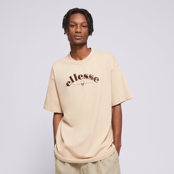 Мъжка тениска ELLESSE ТЕНИСКА FRANKS TEE BEIGE shx21071214 цвят кафяв