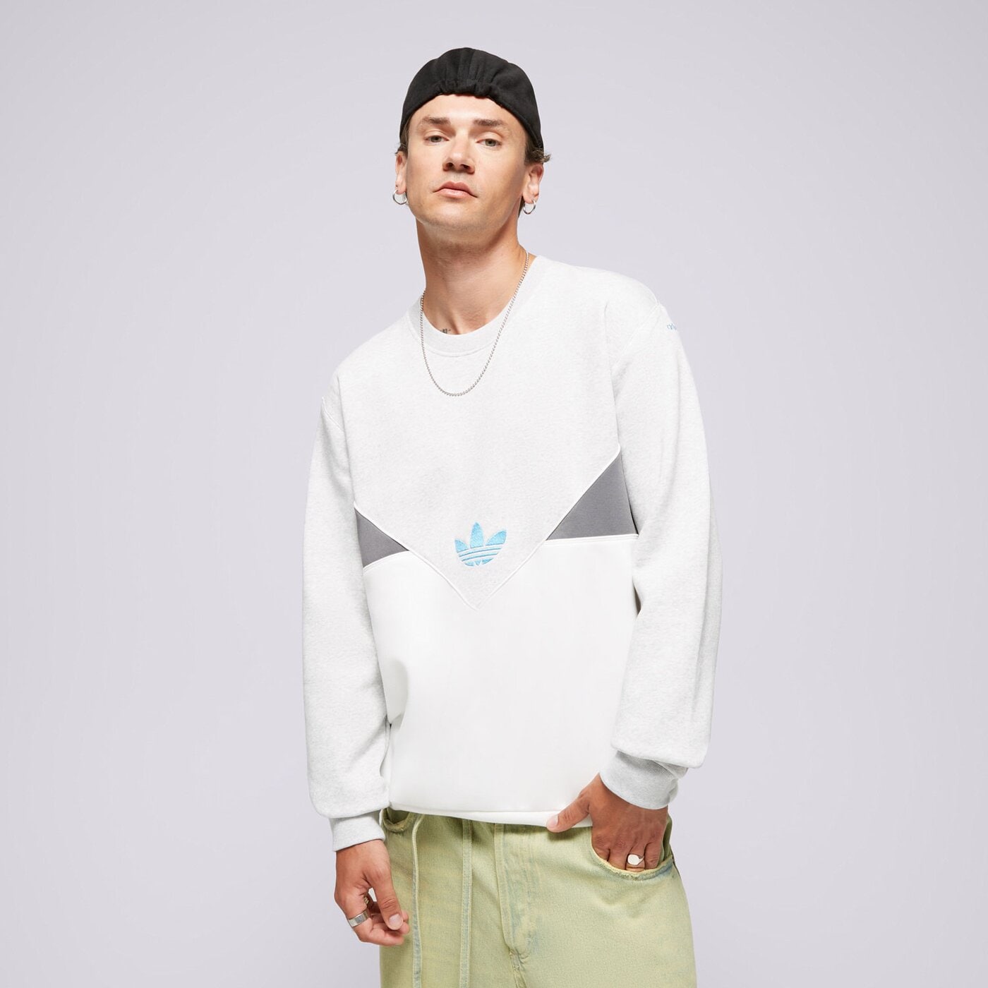 Мъжки суичър ADIDAS СУИТЧЪР C CREW SWEATHIRT ip6307 цвят сив