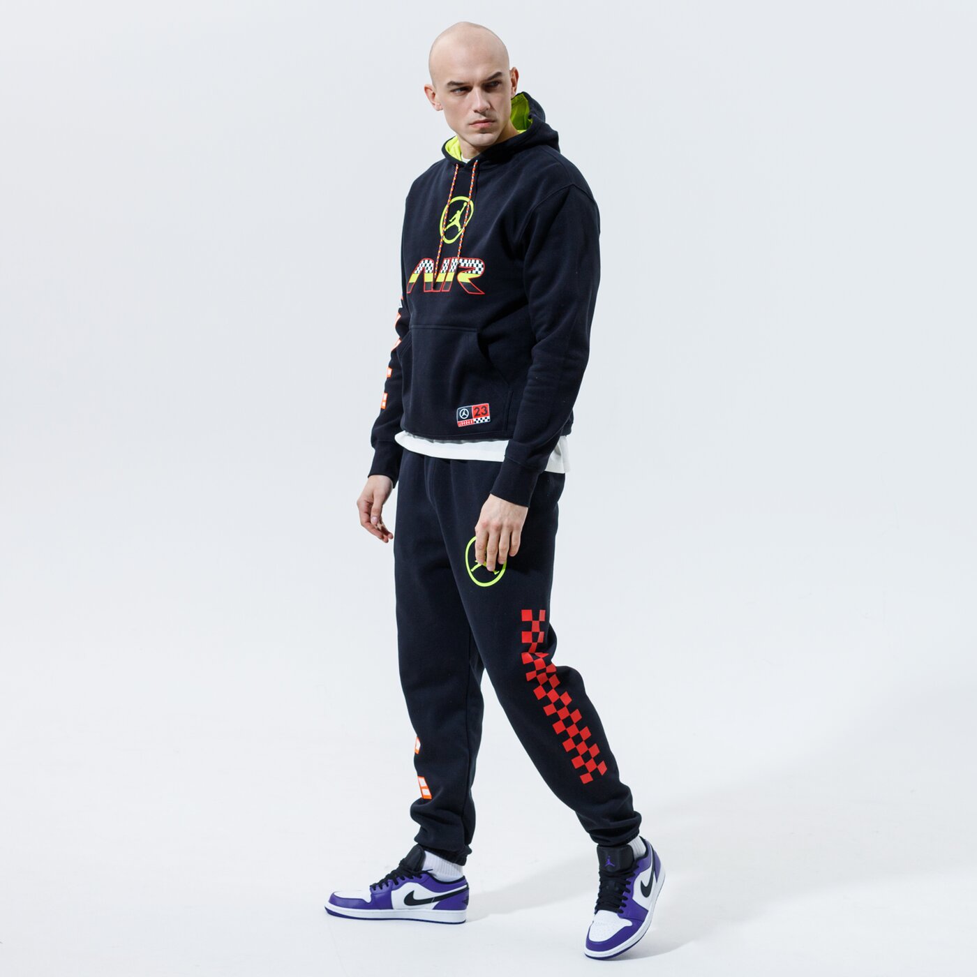 Мъжки суичър JORDAN СУИТЧЪР С КАЧУЛКА SPORT DNA cv2984-010 цвят черен