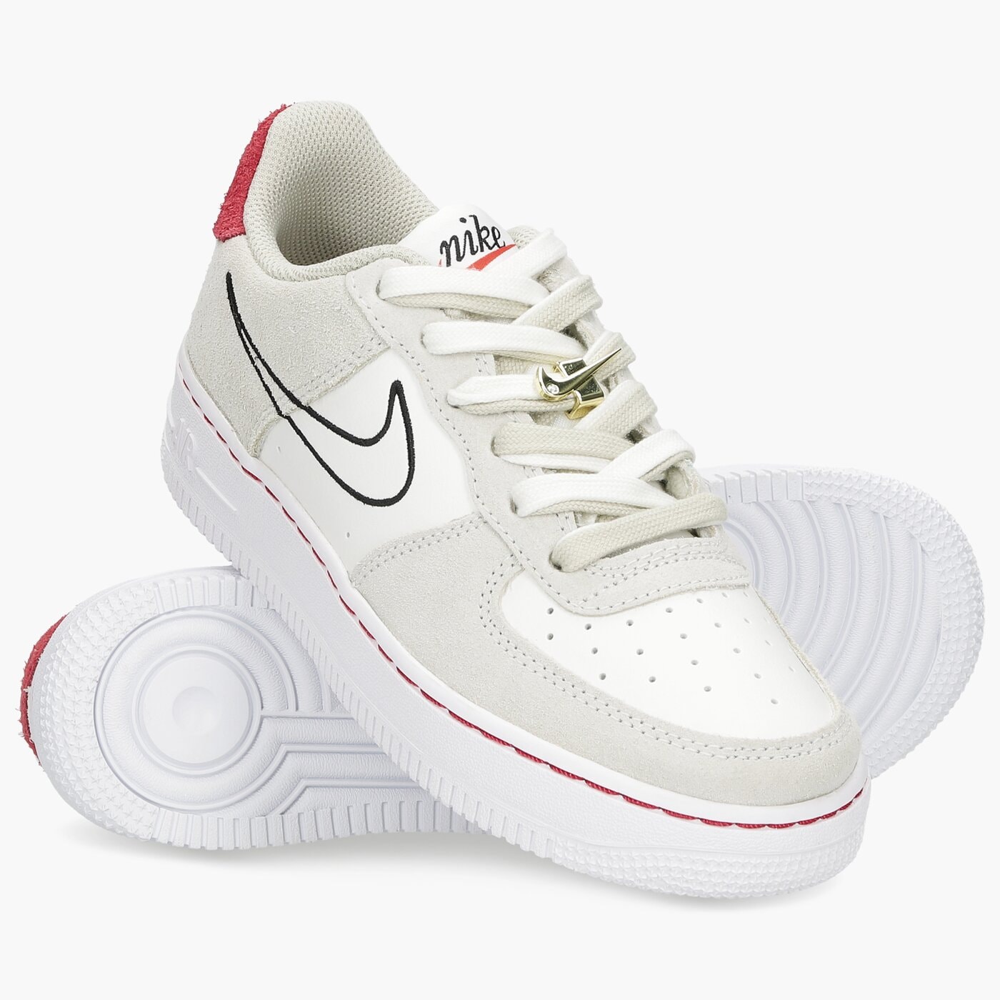 Детски маратонки NIKE AIR FORCE 1 LV8 S50 db1561-100 цвят бежов