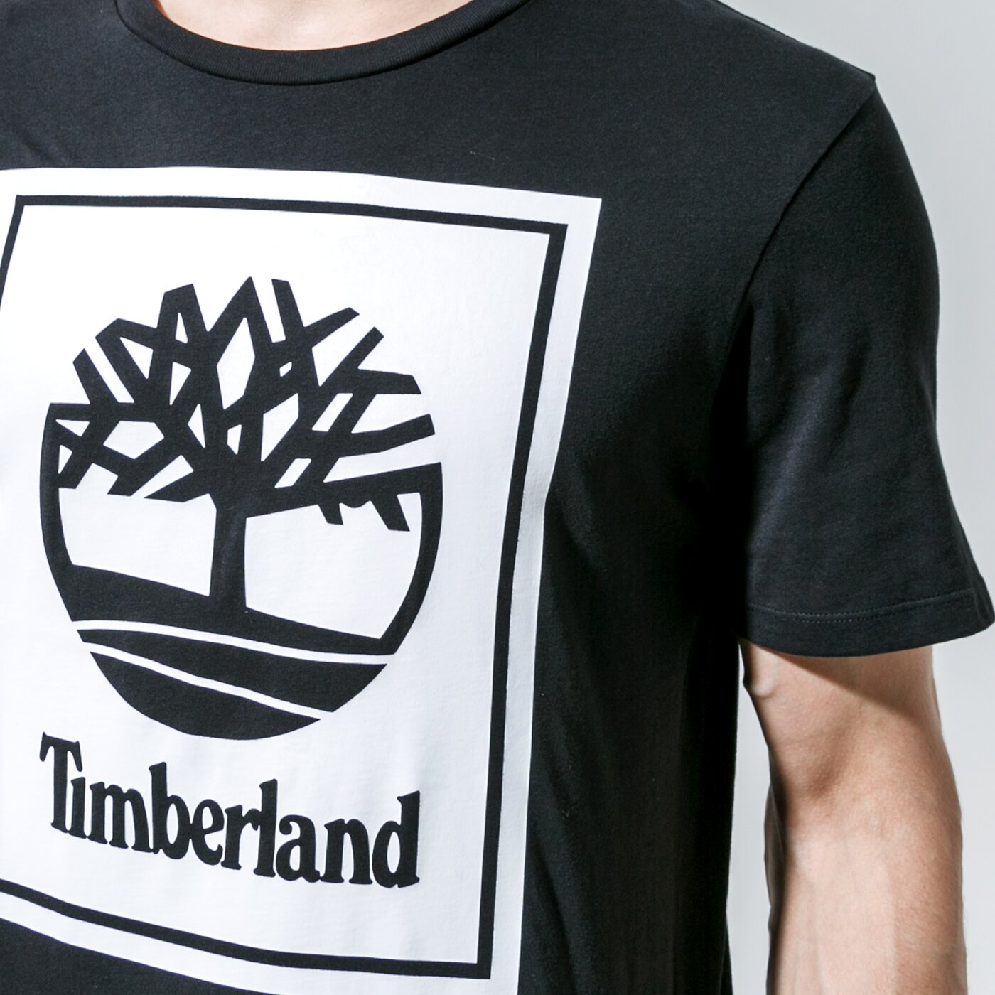 Мъжка тениска TIMBERLAND ТЕНИСКА YC CORE+ SS STACK LOGO TEE tb0a2aj1n921 цвят черен
