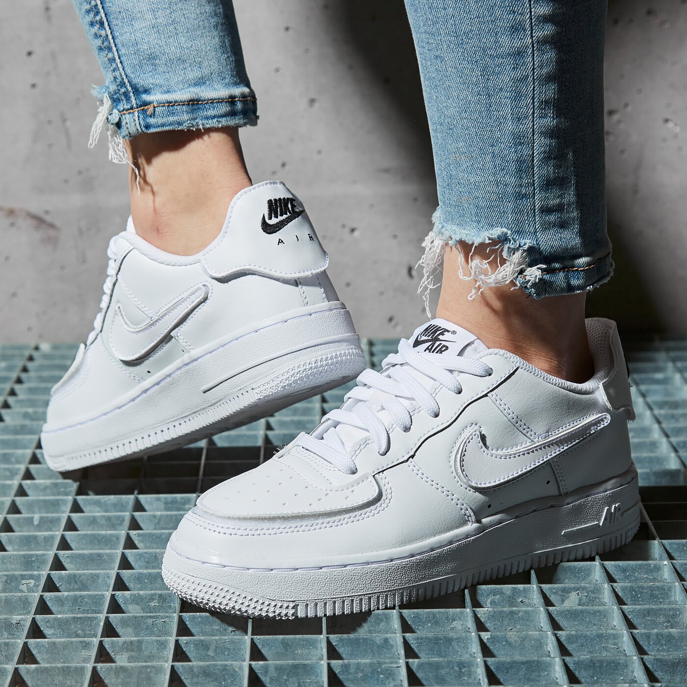 Детски маратонки NIKE AIR FORCE 1/1 db2812-100 цвят бял