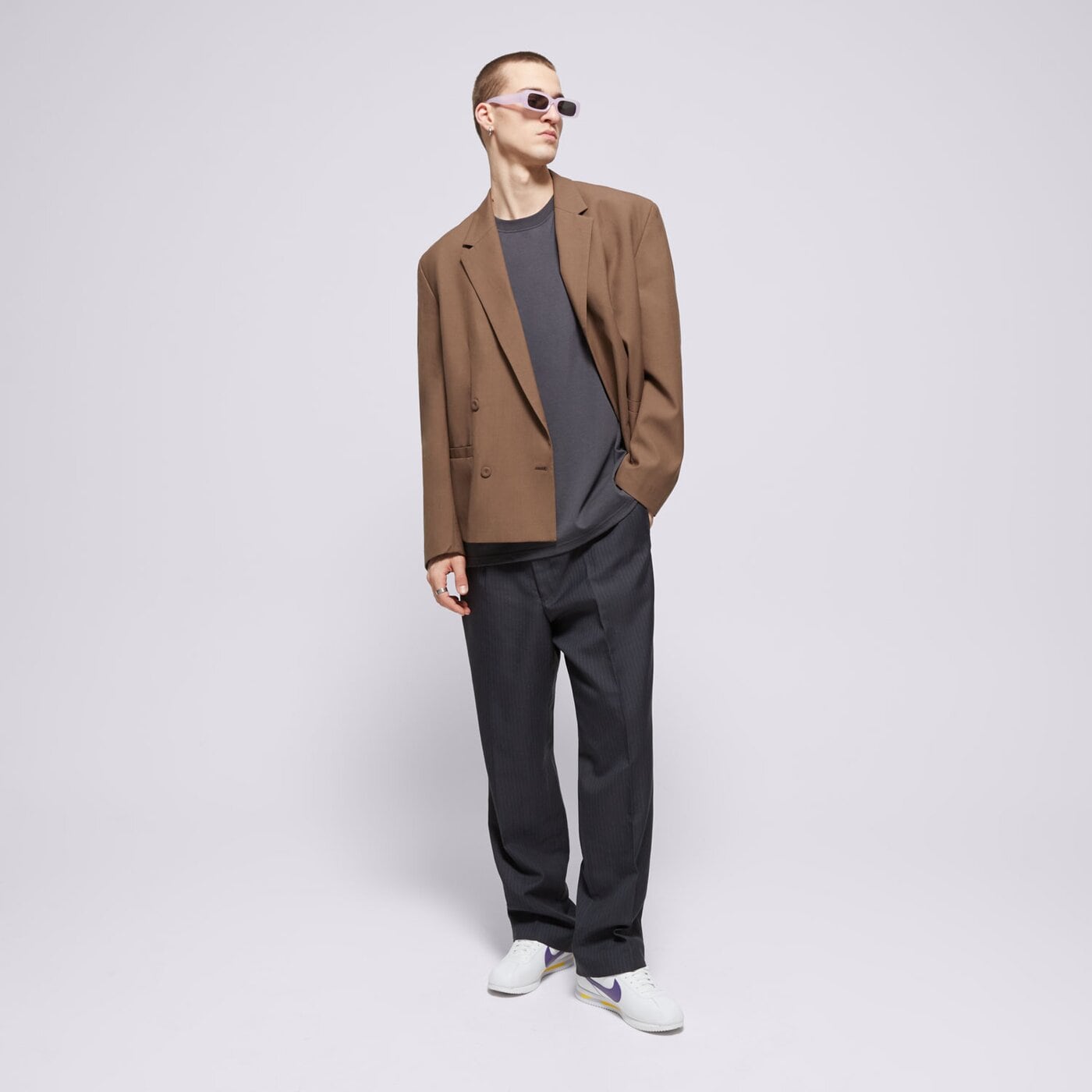 Мъжка тениска NIKE ТЕНИСКА U NSW TEE M90 LBR CRFT hj0614-060 цвят сив