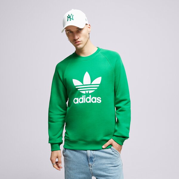 Мъжки суичър ADIDAS СУИТЧЪР TREFOIL CREW im4503 цвят зелен