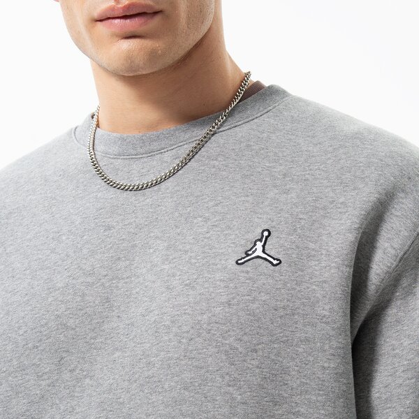 Мъжки суичър JORDAN СУИТЧЪР M J ESS FLC CREW dq7520-091 цвят сив
