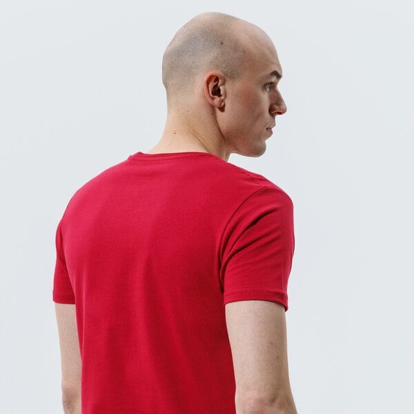 Мъжка тениска ALPHA INDUSTRIES ТЕНИСКА BASIC T SMALL LOGO 188505-523 цвят червен