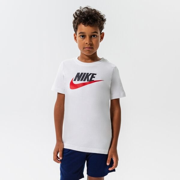 Детска тениска NIKE ТЕНИСКА SPORTSWEAR BOY ar5252-107 цвят бял