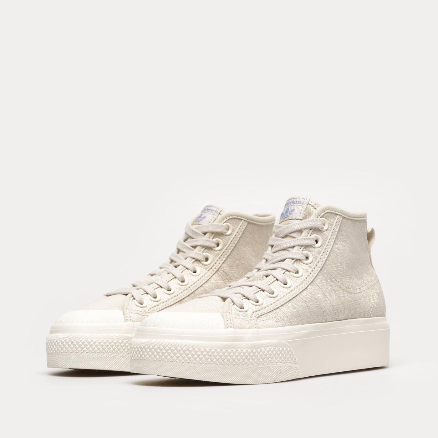 Дамски маратонки ADIDAS NIZZA PLATFORM MID W hq1986 цвят бежов