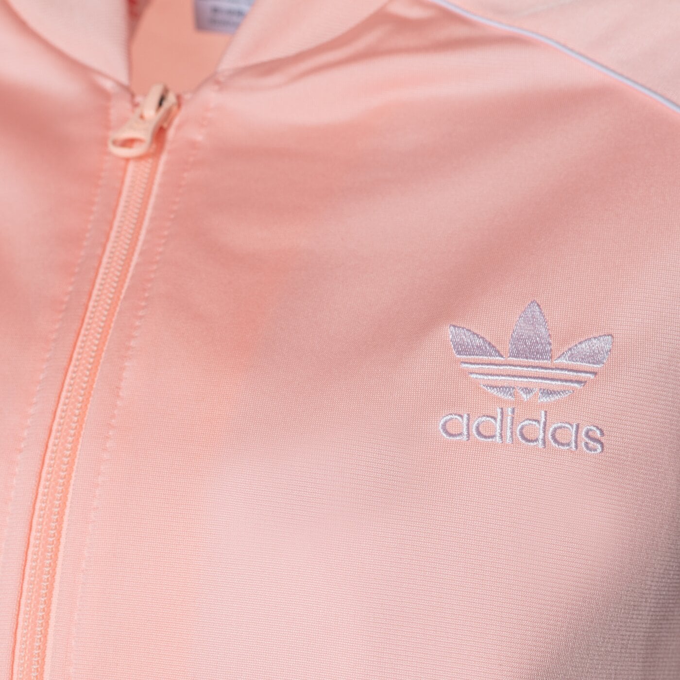Детски суичър ADIDAS СУИТЧЪР СЪС ЗАКОПЧАВАНЕ SST TRACK ТОП GIRL h37864 цвят розов