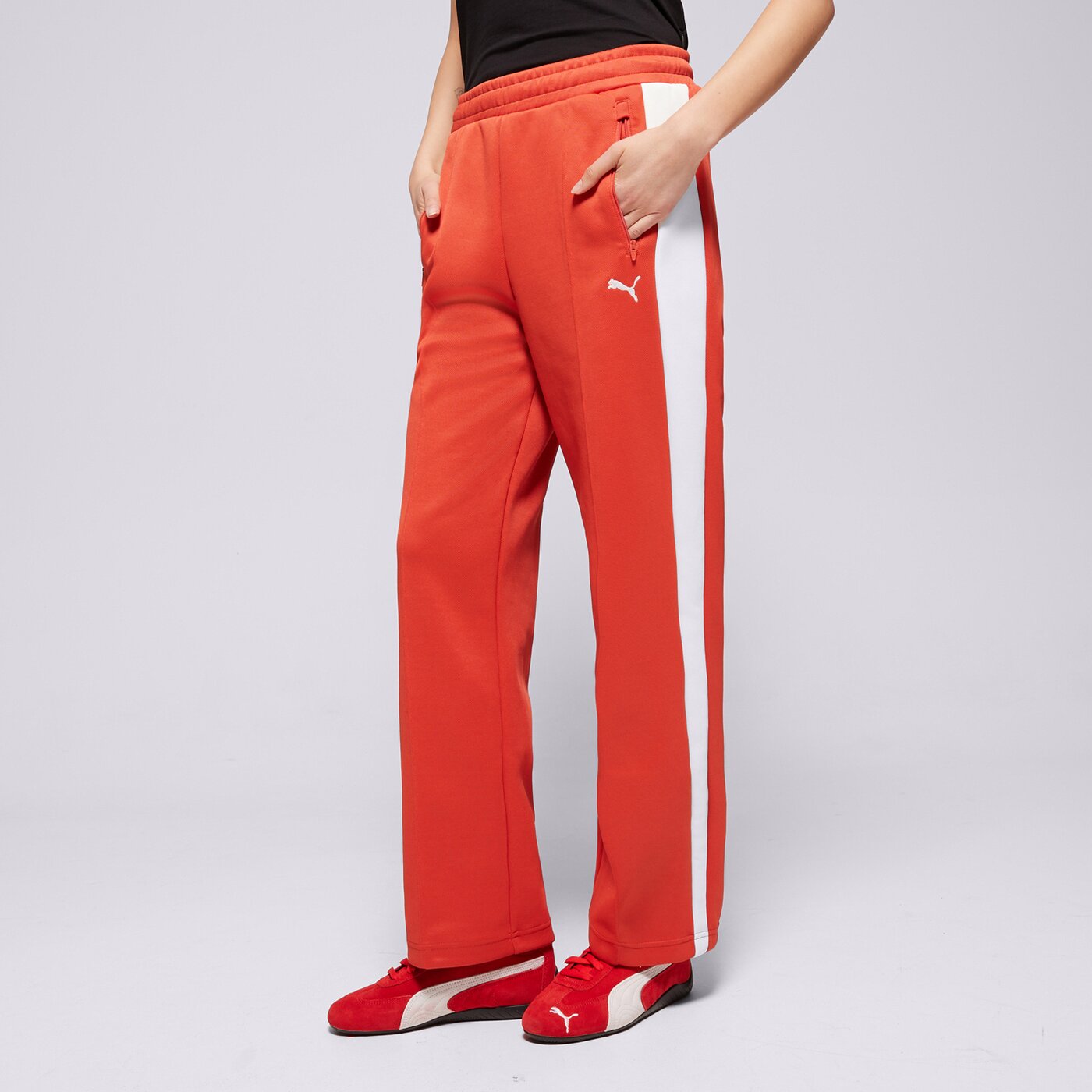 Дамски панталони PUMA ПАНТАЛОНИ TRACK PANTS OP 629797 15 цвят червен