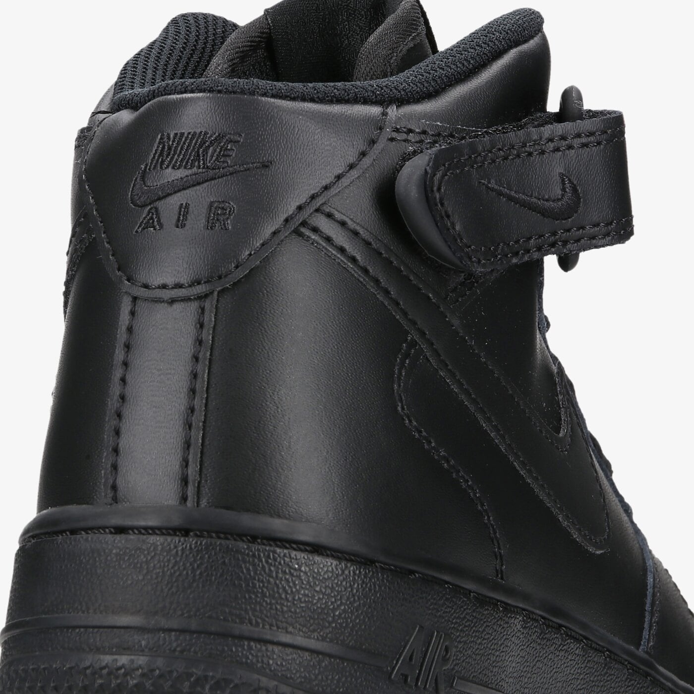 Детски маратонки NIKE AIR FORCE 1 MID LE dh2933-001 цвят черен