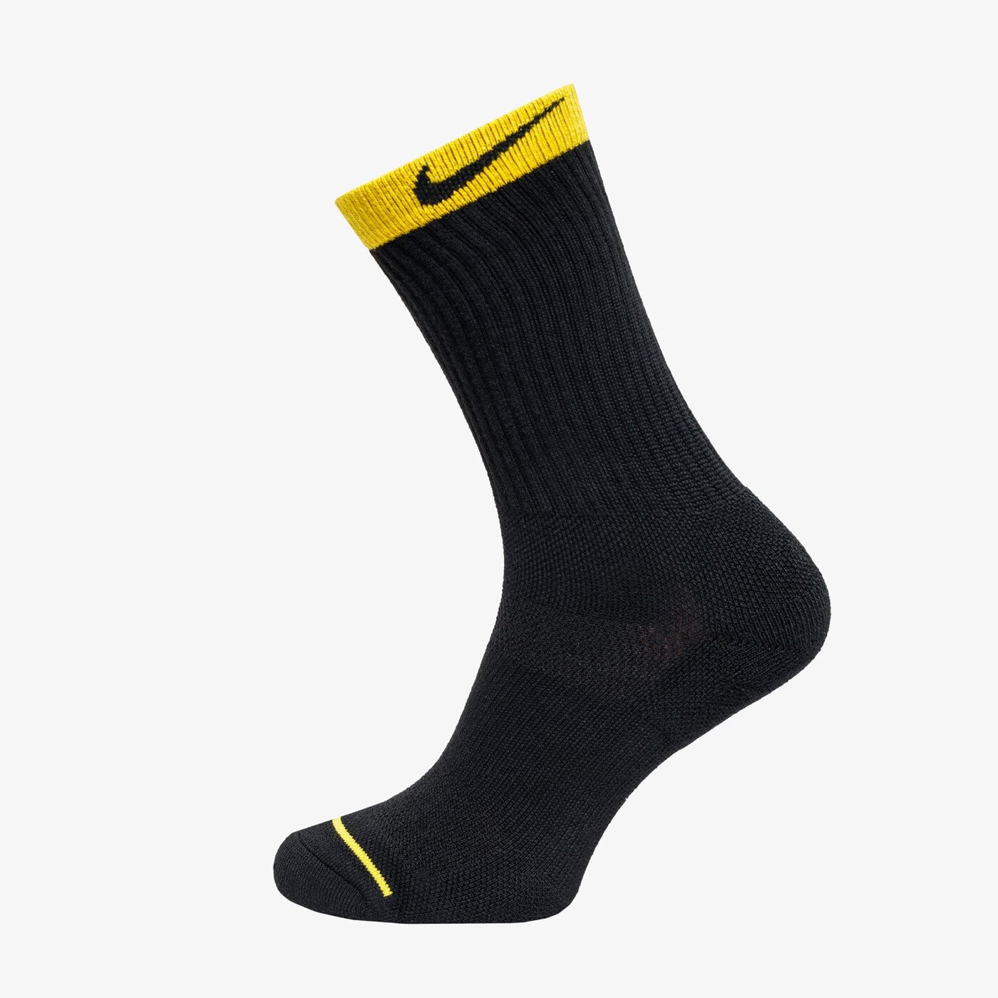 Дамски чорапи NIKE ЧОРАПИ U NK CREW 3PR HEMTAPE da5043-010 цвят черен