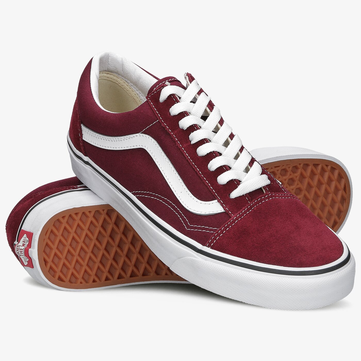 Мъжки маратонки VANS UA OLD SKOOL vn0a38g15u71 цвят бордо