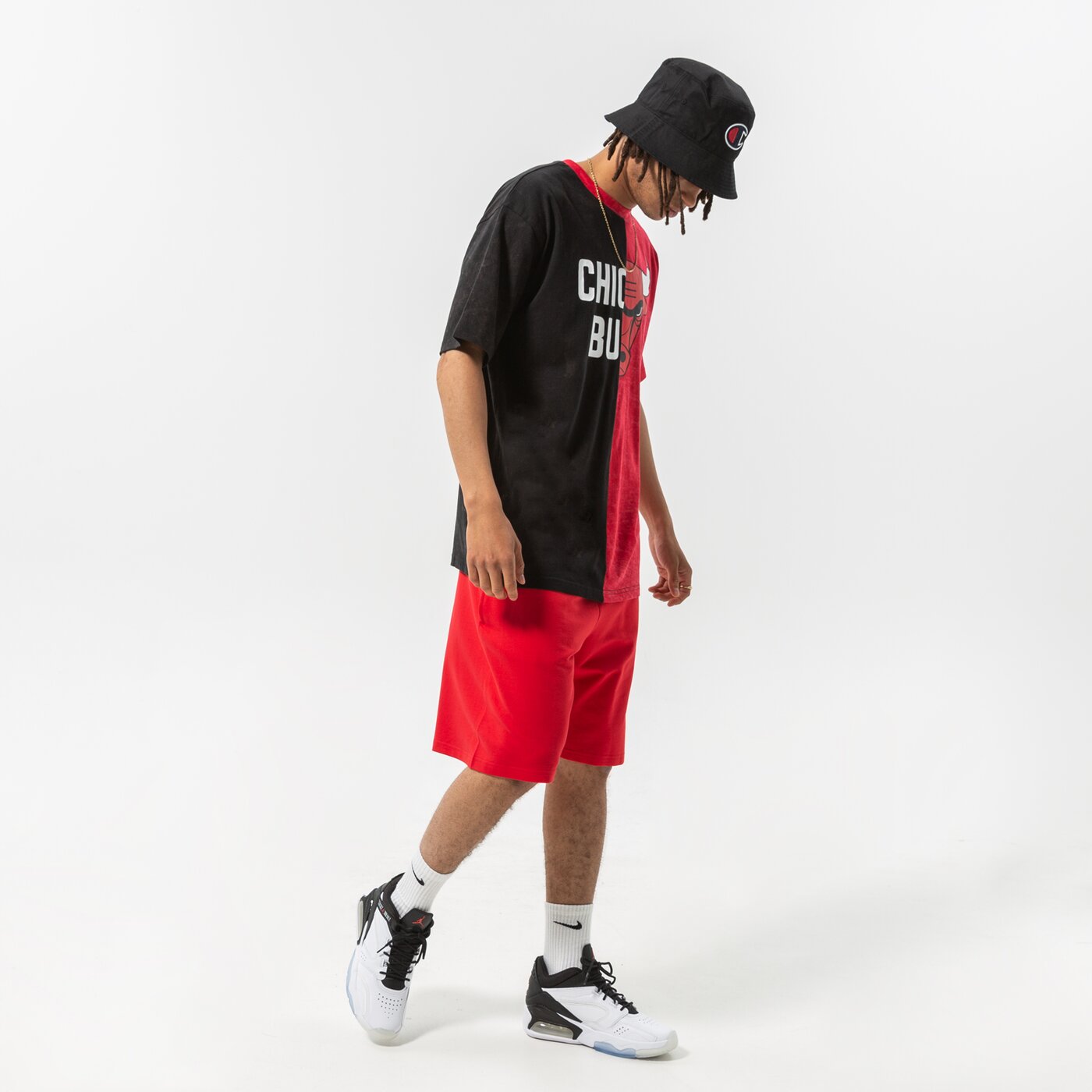 Мъжка тениска NEW ERA ТЕНИСКА WASHED PACK GRAPHIC BULLS CHICAGO BULLS BLKF 13083857 цвят червен