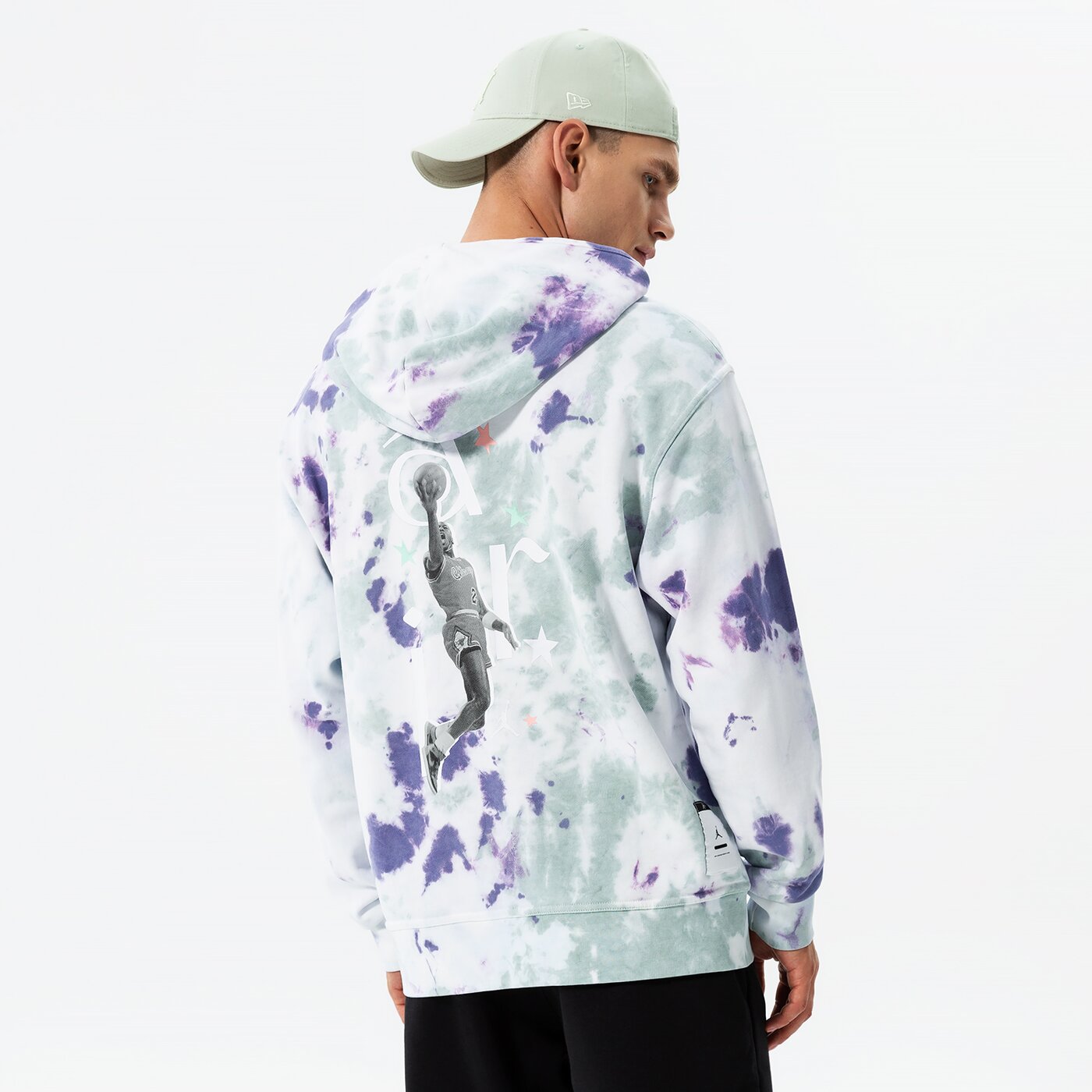 Мъжки суичър JORDAN СУИТЧЪР С КАЧУЛКА M J SPRT DNA FLC PO dm1410-366 цвят син