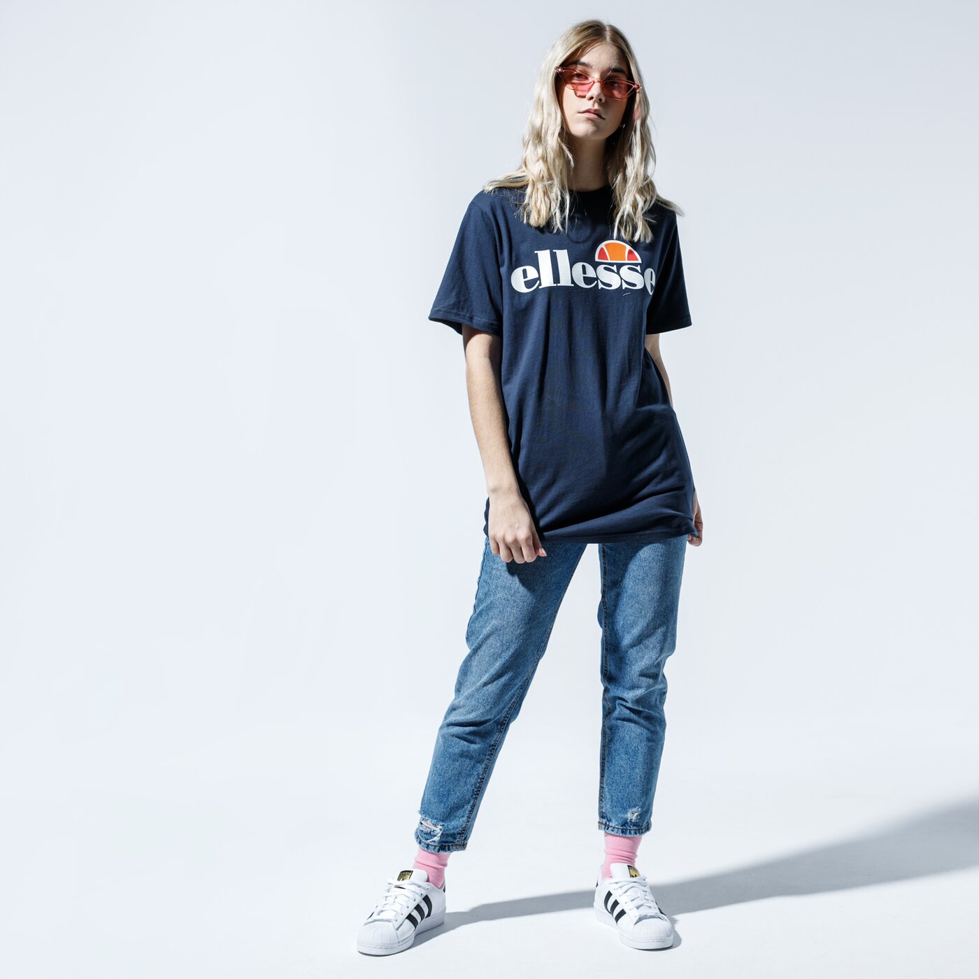Дамска тениска ELLESSE ТЕНИСКА ALBANY NAVY sgs03237429 цвят тъмносин