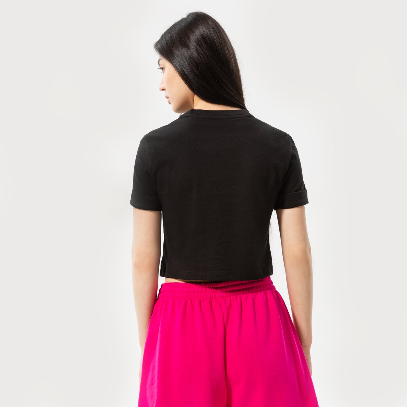 Дамска тениска ADIDAS ТОП CROP ТОП gn2802 цвят черен