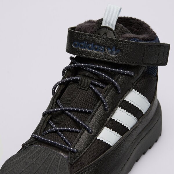 Детски зимни обувки ADIDAS SUPERSTAR WINTER TREK C jq0344 цвят черен