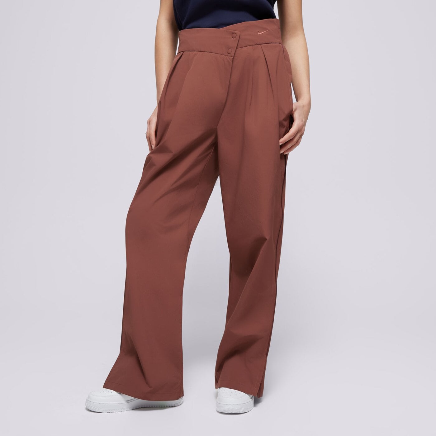Дамски панталони NIKE ПАНТАЛОНИ W NSW CLLCTN ASYM TROUSER OTG fv7541-218 цвят кафяв