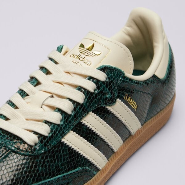 Дамски маратонки ADIDAS SAMBA OG W jr8848 цвят зелен