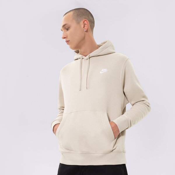 Мъжки суичър NIKE СУИТЧЪР С КАЧУЛКА SPORTSWEAR CLUB FLEECE bv2654-206 цвят бежов